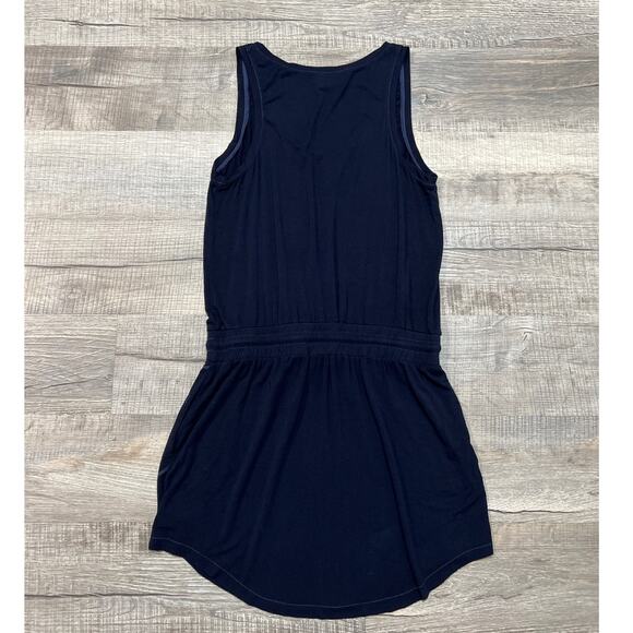 Feel the Piece Terre Jacobs XS/S Mini Casual Athleisure Dress Knit Pockets Blue - Picture 2 of 7